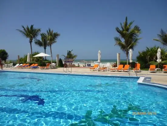 Swimming pool at the hotel