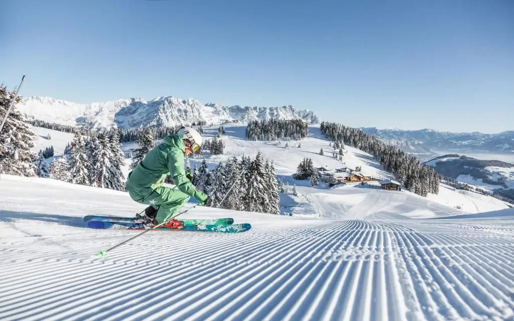 Mga ski slope ng Austrian