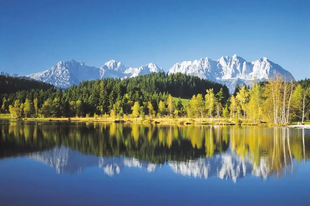 Mountain lakes in Austria