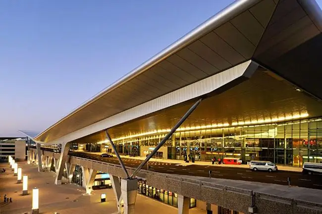 Cape Town airport outside