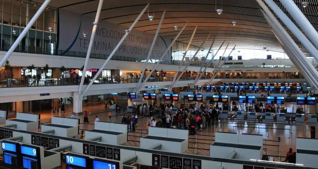 Aeroporto da Cidade do Cabo dentro