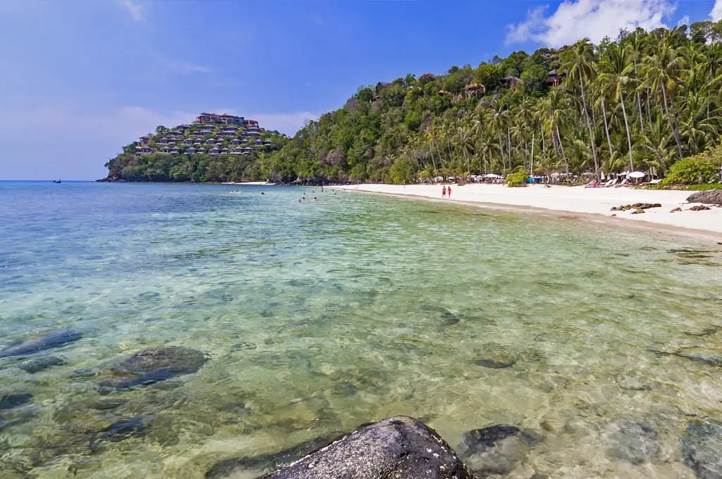 Panwan-stranden Phuket i Thailand