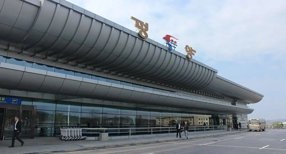 Pyongyang Airport - de internationale luchthaven van het meest gesloten land