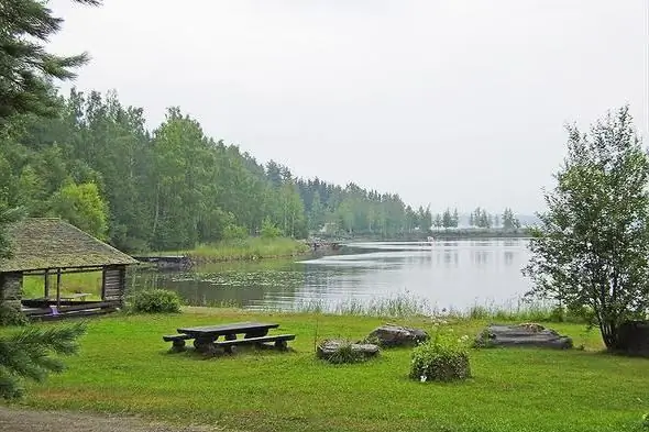 mga campsite sa karelia sa baybayin