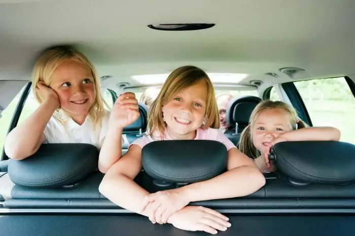 traveling with children by car