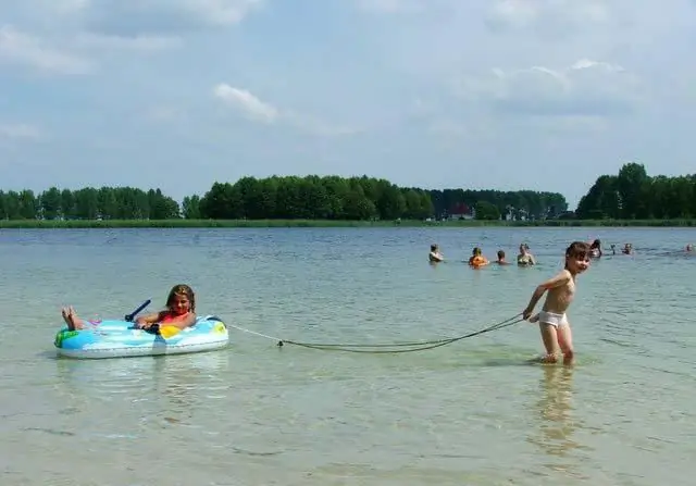 rust op het meer Svityaz