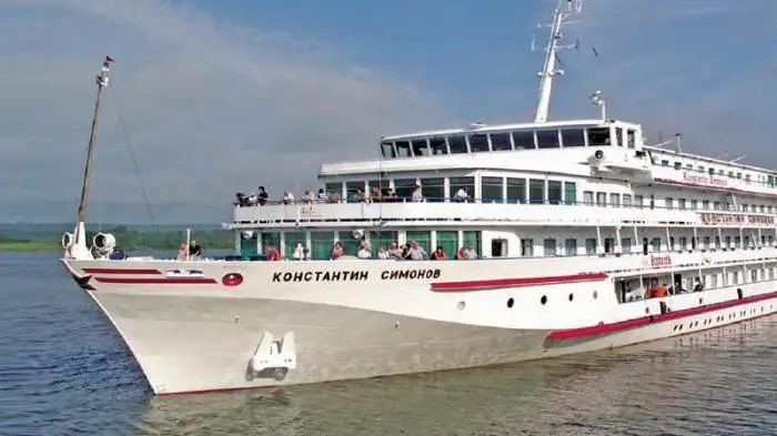 cruise op het motorschip Konstantin Simonov