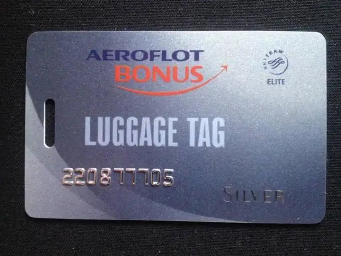 Srebrna razina "Aeroflot bonus": privilegije za članove programa