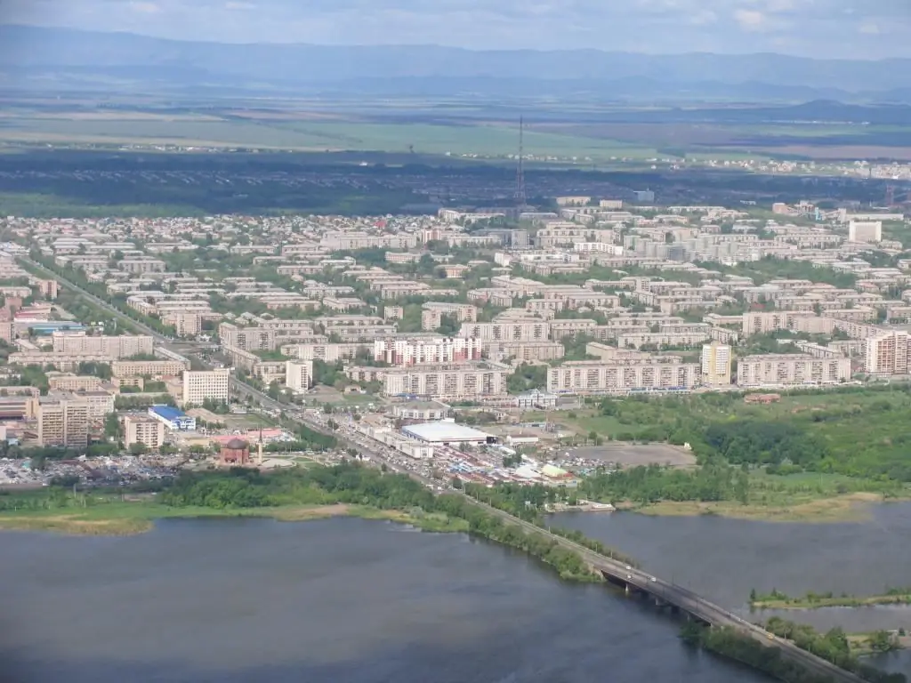 Panorama över Magnitogorsk