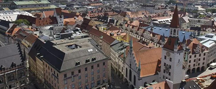 Blick auf das Alte Rathaus